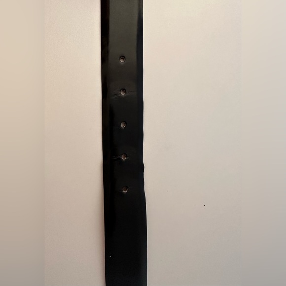 Nicolas black genuine leather belt size 42 - Picture 5 of 7